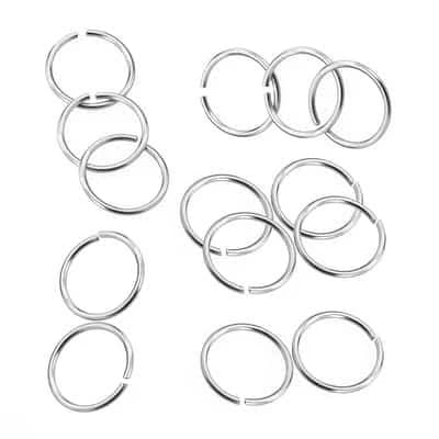 Bead Landing Aluminum Hair Rings