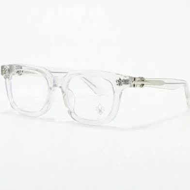 Clear Retro Eyeglasses Thick Frame | Luxury Transparent Streetwear Glasses | Unisex Designer Eyewear