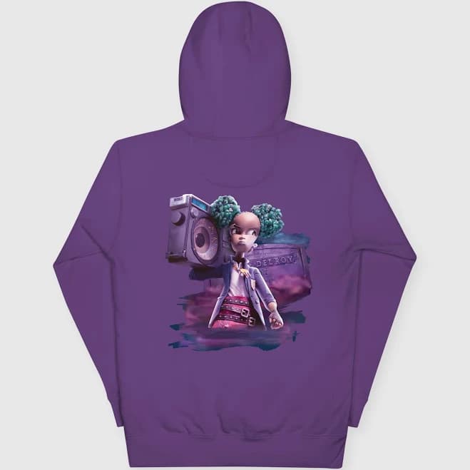Wendell & Wild Kat Graphic Hoodie