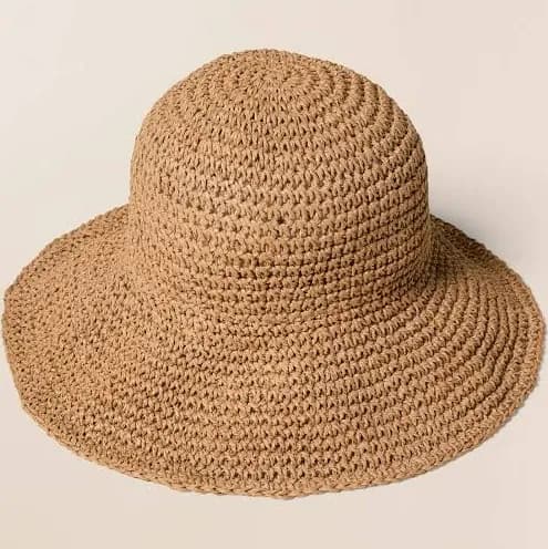 Faherty Women's Floppy Straw Sun Hat
