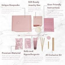 Amazon.com: Love Catcher DIY Breast Milk Jewelry KIT, Sterling Silver Breastmilk Halo TeardropNecklace KIT, New Mom Gift, Mother's Day/Christmas/Birthday Gift for Her, Newborn Gift (Rose Gold) : Clothing, Shoes & Jewelry
