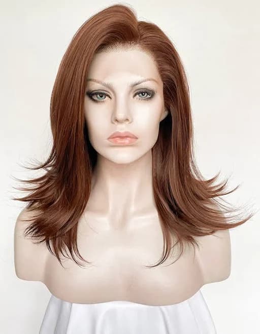 Brown Straight Lace Front Wig
