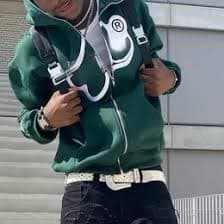 Rapper Myke Towers Graphic Zipper Hoodie Men Women Hip Hop Oversized Zip Up Hoodies Mens Flce Cotton Zip Up Jacket Sweatshirt X250227 From Katcho1, $12.47 | DHgate.Com