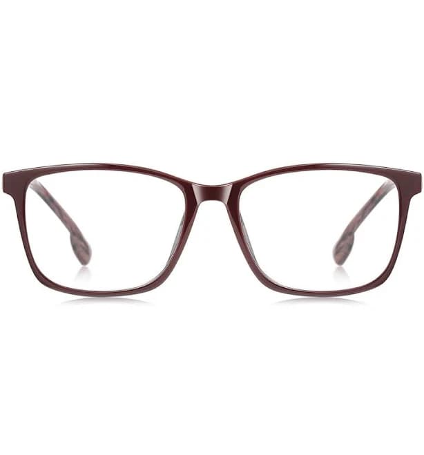 Acetis Unisex Wide Rectangle Eyeglasses