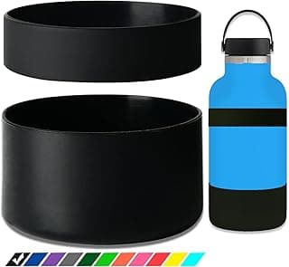 Double Protective Water Bottle Boot Compatible with Hydro Flask, Silicone Flex Boot Compatible with Hydroflask Boot, Universal Anti-Slip Bottle Sleeve, 3 Sizes to Choose