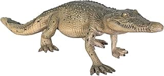 The Grand-Scale Wildlife Animal Collection: The Walking Crocodile Statue,Multicolored