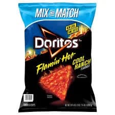 Doritos Flamin' Hot Cool Ranch Tortilla Chips