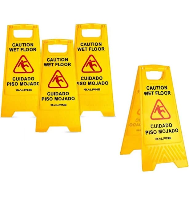 Alpine ALP499 Industries Caution Wet Floor Sign
