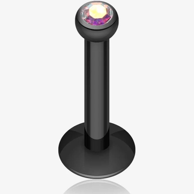 Colorline Women's Internally Threaded Gem Ball Labret