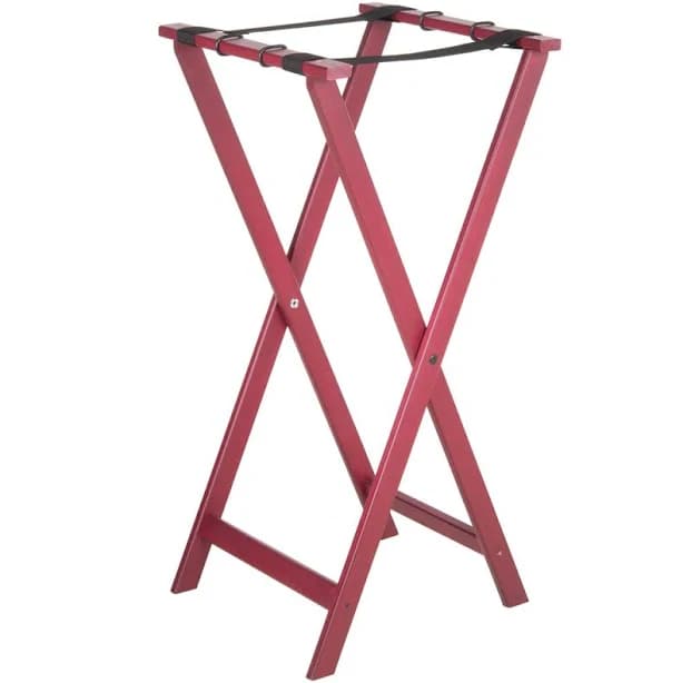 American Metalcraft Mahogany Tray Stand WTSM38
