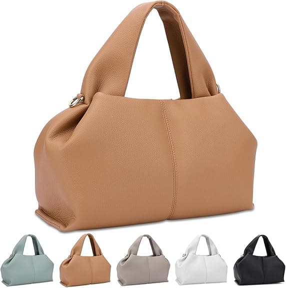 Amazon.com: 2024 New Multifunctional Cloud Portable Shoulder Bag Dumpling Clutch Bag Wallet Detachable Shoulder Strap Hobo Bag : Clothing, Shoes & Jewelry