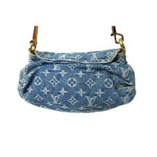Louis Vuitton | Bags | Louis Vuitton Handbag Pleaty Monogram Denim Mini Blue | Poshmark