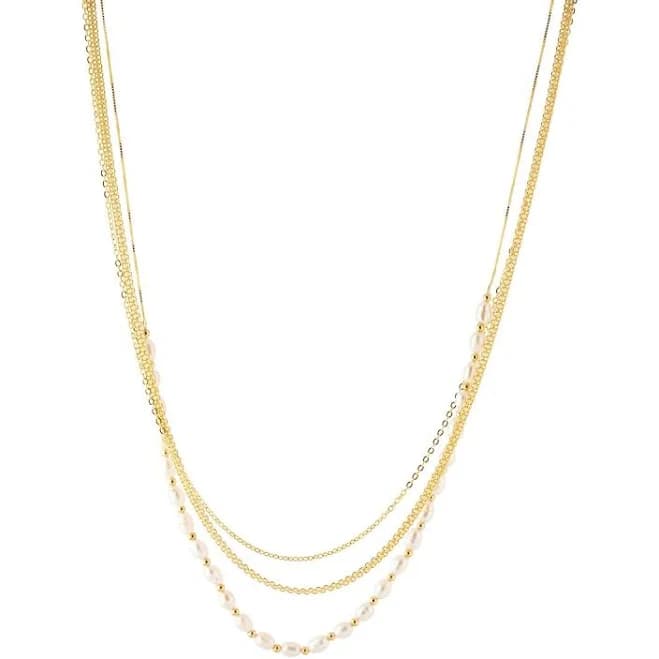 Sterling Silver Freshwater Cultured Pearl Necklace