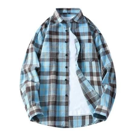 Men's Regular-Fit Long Sleeve Plaid Flannel Shirt
