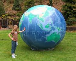 Led Lighted Giant Inflatable Earth Globe For Indooroutdoor Decoration - WeFlatables.com - Experience the joy of inflatables