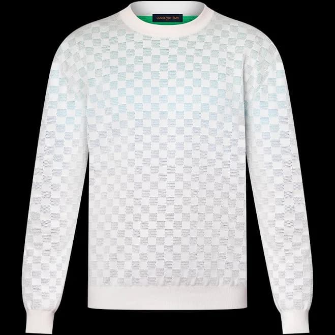 Louis Vuitton Damier Gradient Jacquard Pullover