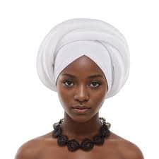 African Women Hijab Cap Auto Gele Aso Oke Headtie Nigerian Wedding Head Wrap Hat | eBay