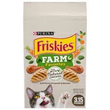 Friskies Cat Food, Carrots & Spinach, 50.4 oz (3.15 lb) 1.42 kg