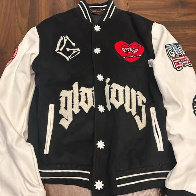 Glogan Varsity Jacket with Patches
