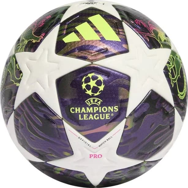 adidas UEFA CHAMPIONS LEAGUE FINAL PRO BALL Dark Purple / White / Solar Yellow