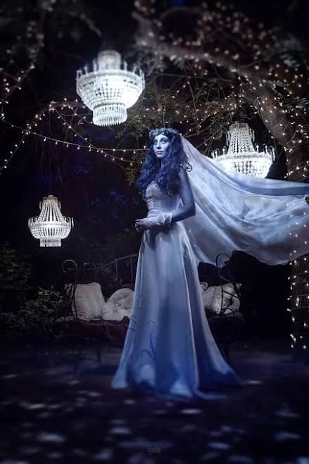 Tim Burton Emily Corpse Bride Cosplay