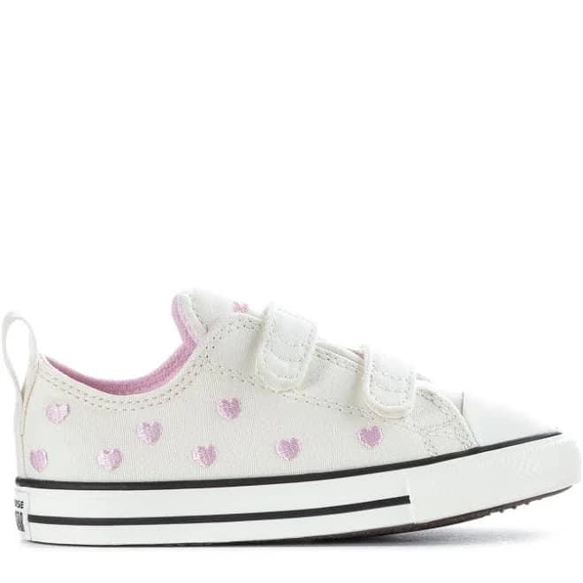 Converse Girls' Toddler Chuck Taylor All Star 2V Hearts Shoes