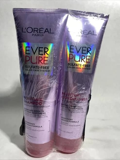 L'Oreal Paris EverPure Sulfate Free Glossing Shampoo 8.5oz Pack of 2