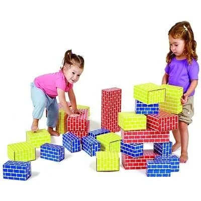 Edushape Ltd Cardboard Brick Block Large Building Set
