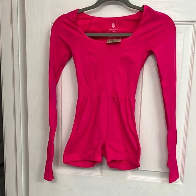Fp Movement By Free People Other | Free People Movement- Good Karma Long Sleeve | Color: Pink | Size: X/Xs | Candyblewis's Closet