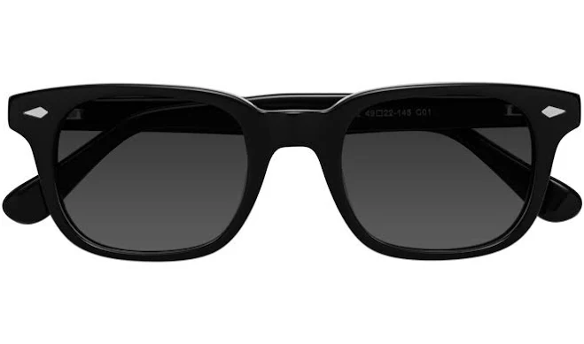Classic Acetate Rectangle Tinted Sunglasses Sunwear Lenses