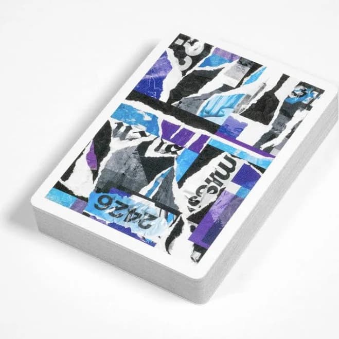 Collage Redux Playing Cards by Missing New York