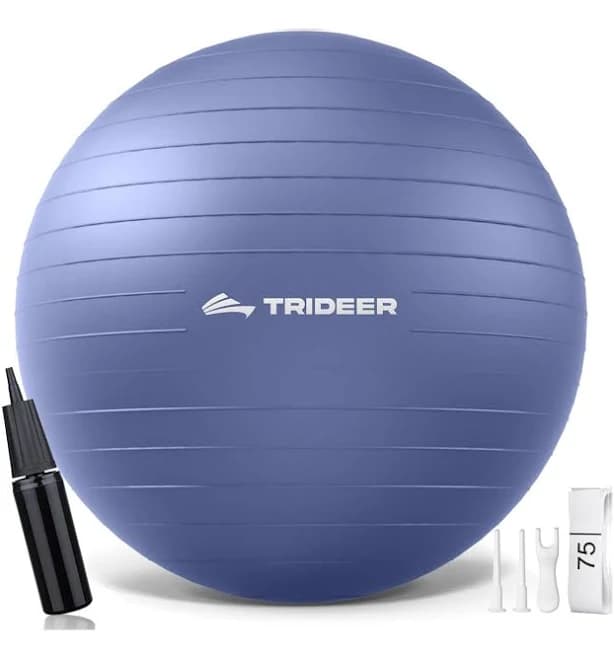 trideer Exercise Ball 55-85cm Anti-Burst Yoga Ball with Pump