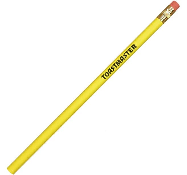 1,000 Promo Pencils - Thrifty Pencil With Pink Eraser - Bright yellow