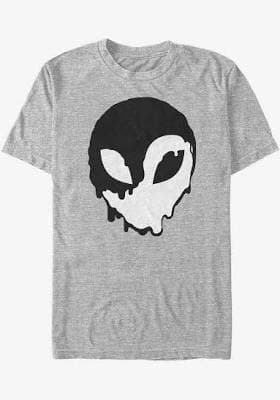 Ying Yang Alien Graphic T-Shirt