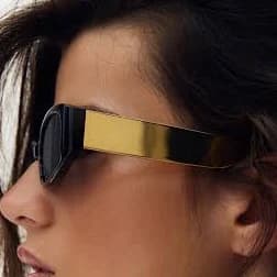 H&M Ladies Rectangular Sunglasses