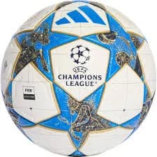 adidas UEFA Champions League 25/26 League Stage Official Match Ball, Size 5 - White/Blue/Pantone/Gold