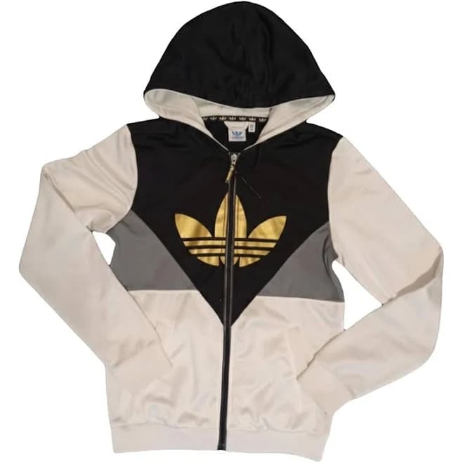 Adidas Color-Block Polyester Track Jacket 38 FR