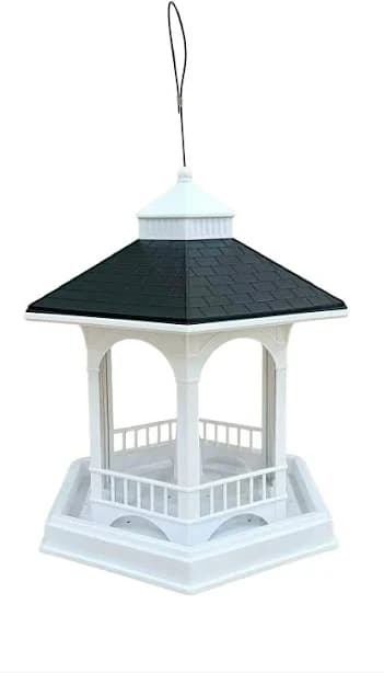 Heart & Herd Plastic Hanging/Post-mount Hopper Bird feeder - 10-lb one_size | LBRD-03758