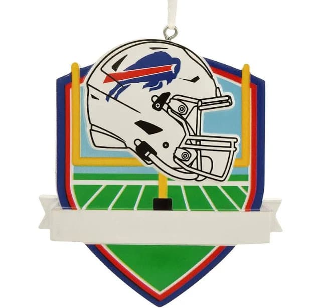 Bronner's Personalized Buffalo Bills Shield Resin Ornament
