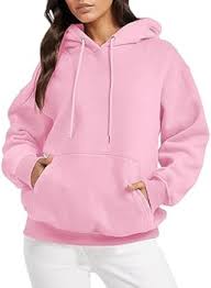 Long Sleeve Pink Hoodie Plus Size Solid Color Hoodies for Women Uk Oversized Super Soft Casual Loose Black Hoodie with Drawstring Pockets Ladies Hoodies Size 18 Woman Hoodies Sweatshirt Hoodie Sale, :