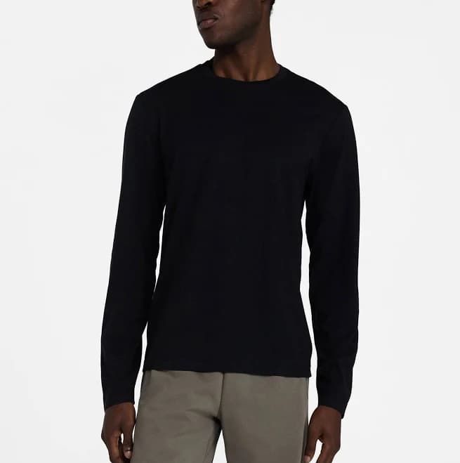 Athletic Works Men's Tri-Blend Long Sleeve Tee Shirt