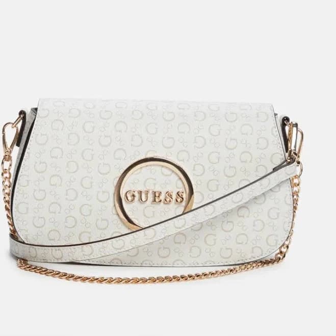 GUESS Factory Citrus Grove Faux-Leather Mini Shoulder Bag