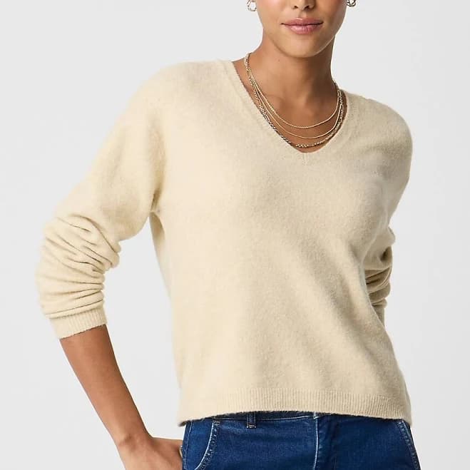 J.Crew Women's Extra-Soft V-Neck Sweater