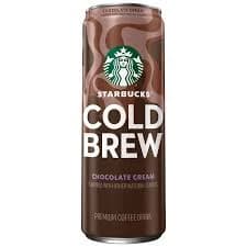 Starbucks Cold Brew Coffee Chocolate Cream 11 fl oz Cans 12 Pack