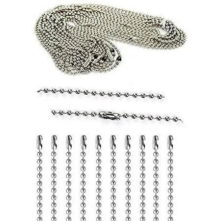 Silver Ball Chain Necklace