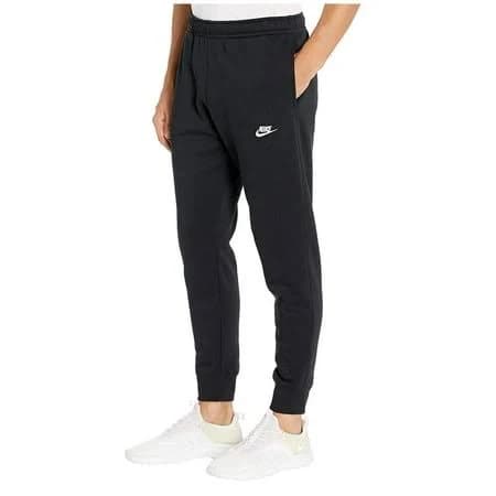 Men's Nike Black/White Sportswear Club Fleece Joggers (bv2671 010) - 2XL, Size: Small