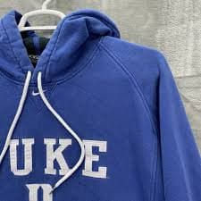 Nike Duke Blue Devils HOODIE men XL Center Swoosh VTG Y2K NCAA Jacket Sweatshirt | eBay