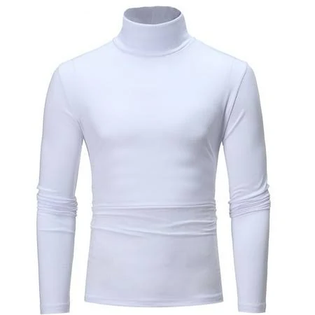OYXSER Men's Men's Casual Slim Fit Knitted Turtleneck Pullover Sweater
