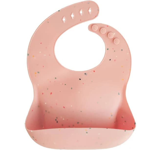 Mushie Confetti Silicone Bib