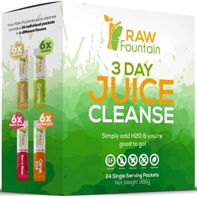 Raw Fountain 3-Day Juice Cleanse Detox